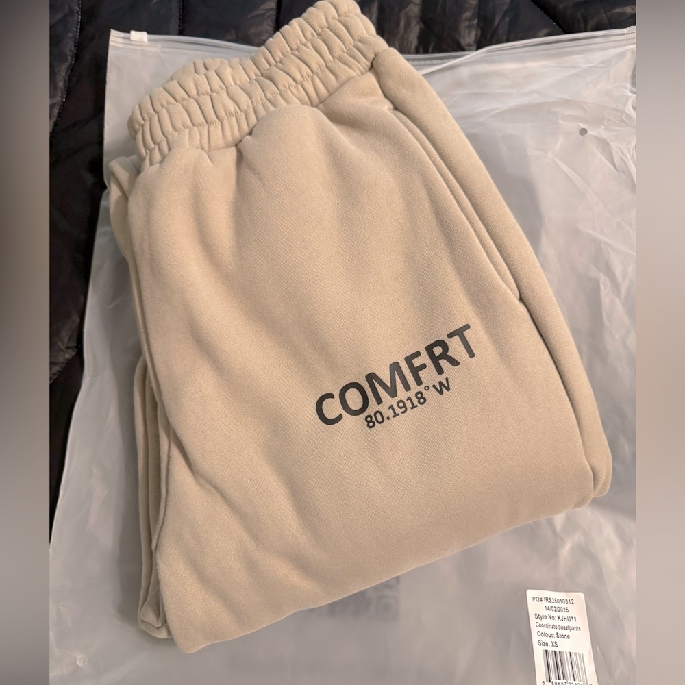 Comfrt Coordinate Sweatpants - Stone Color